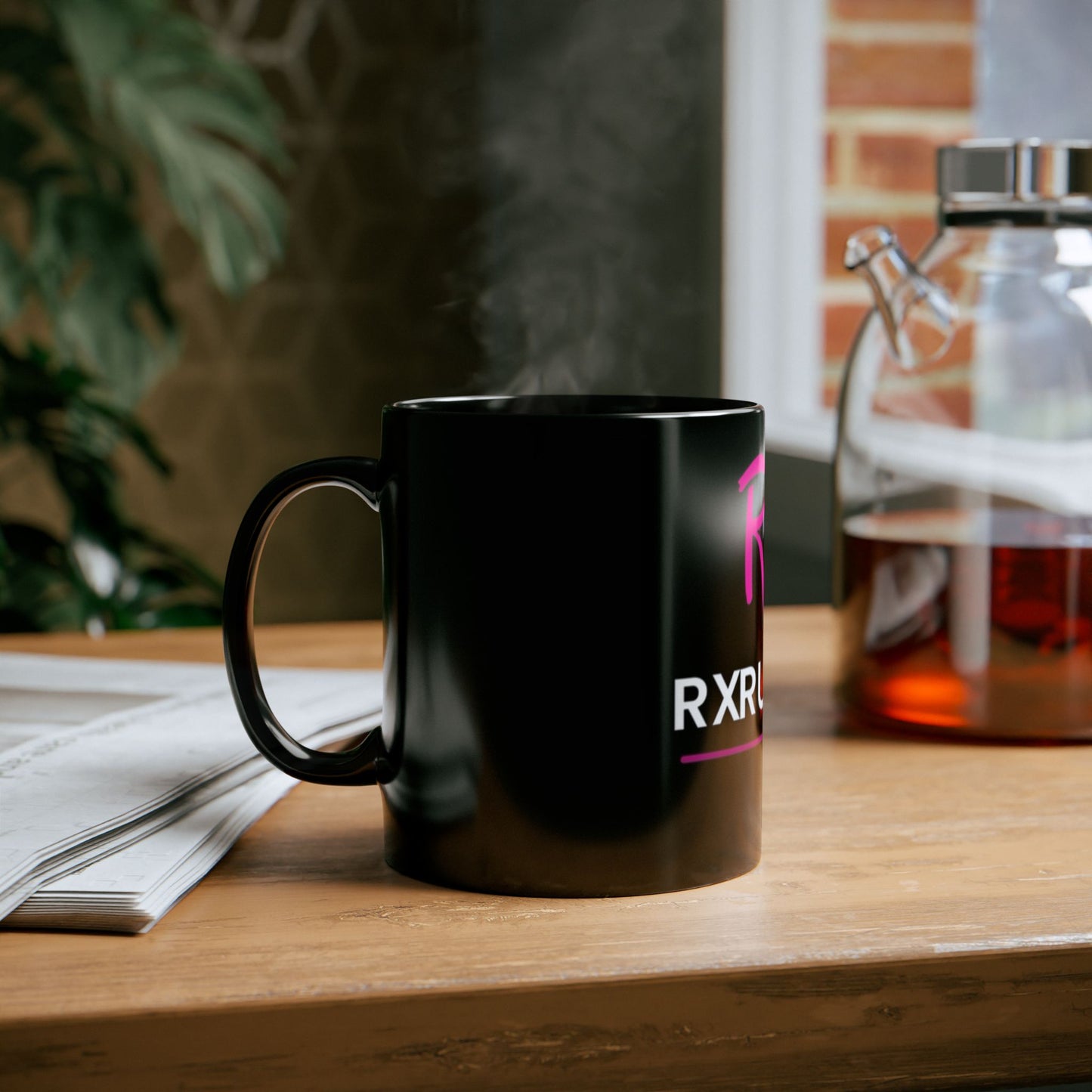 RxRunway Black Mug