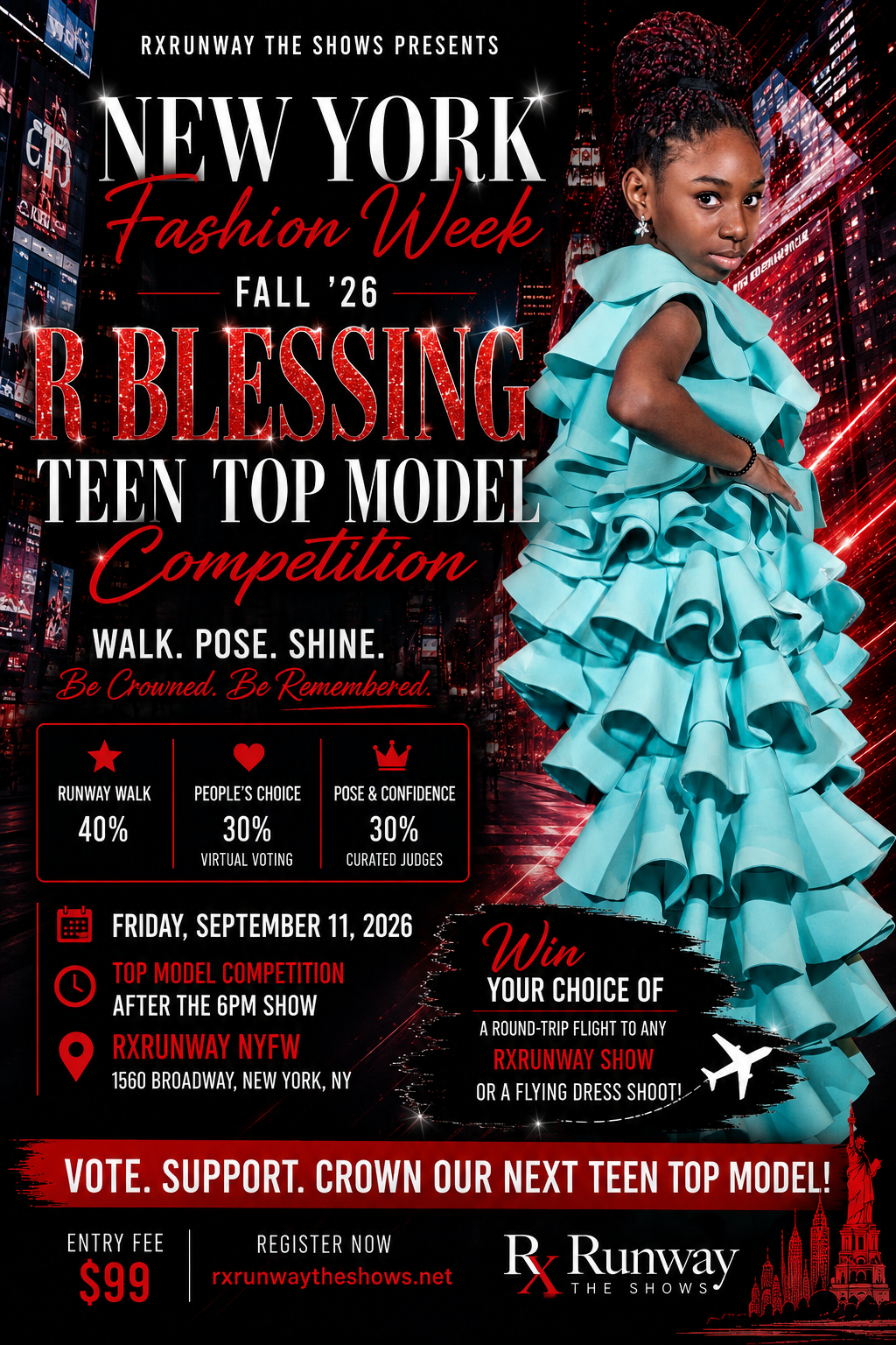 Top Model New York 2026: R'Blessing