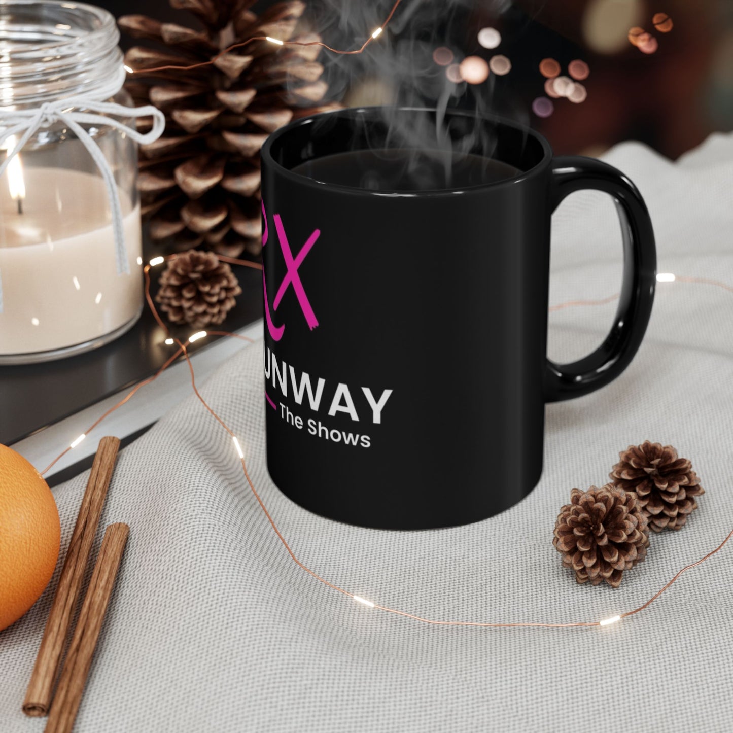 RxRunway Black Mug