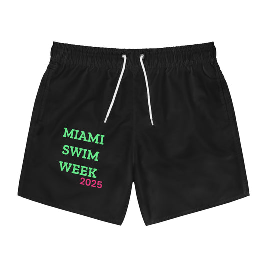 Miami Swim Week 2025 Men's Swim Trunks - Trendy Beach Shorts
