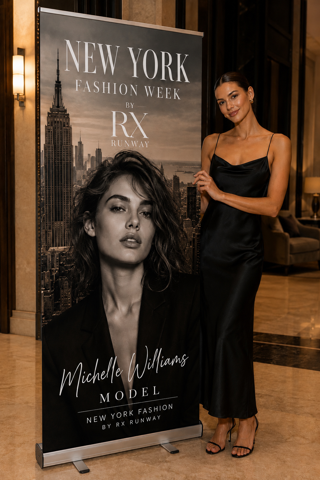Life Size Stand Up Banner- New York