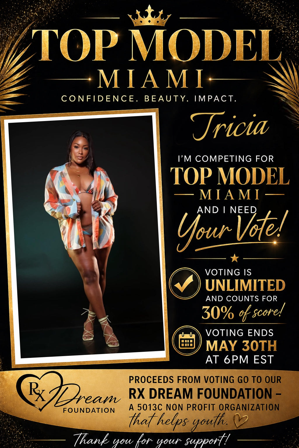 Top Model Virtual Voting: Tricia