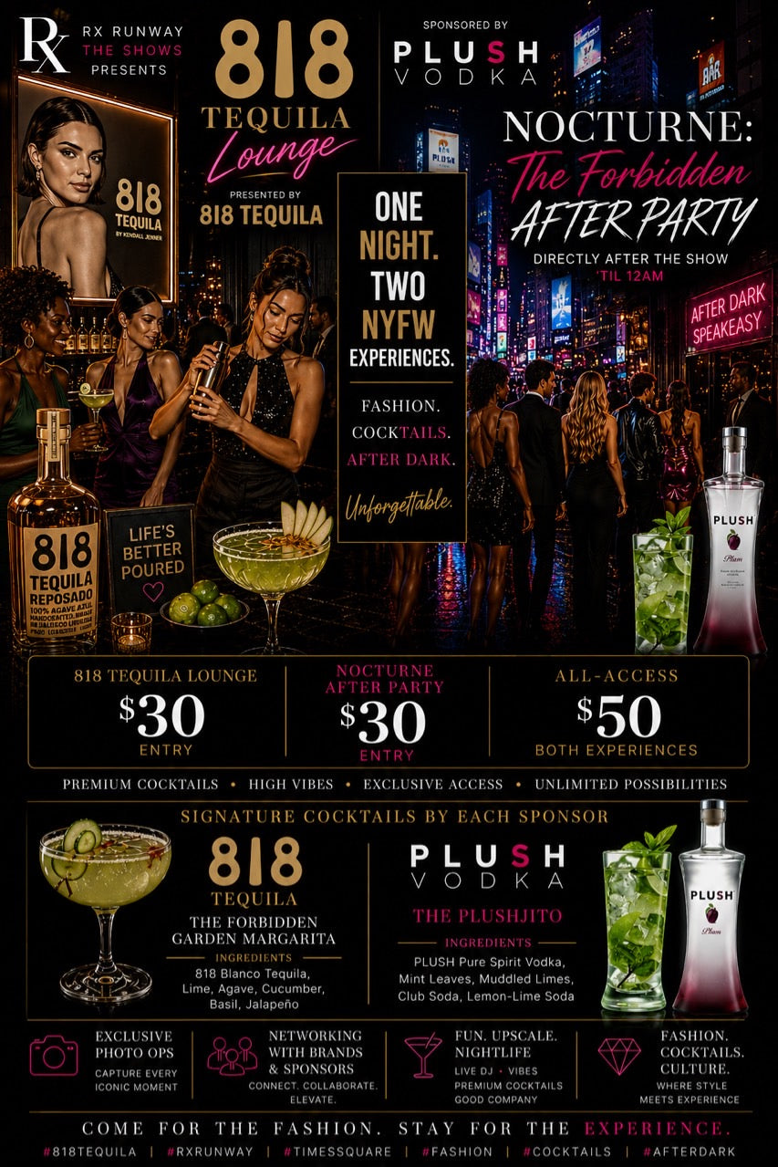 New York Fashion Week After Party & Tequila Lounge Tickets 09/11/26