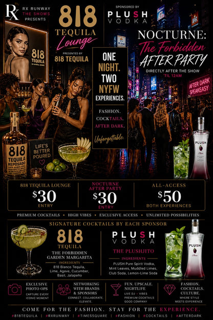 New York Fashion Week After Party & Tequila Lounge Tickets 09/11/26