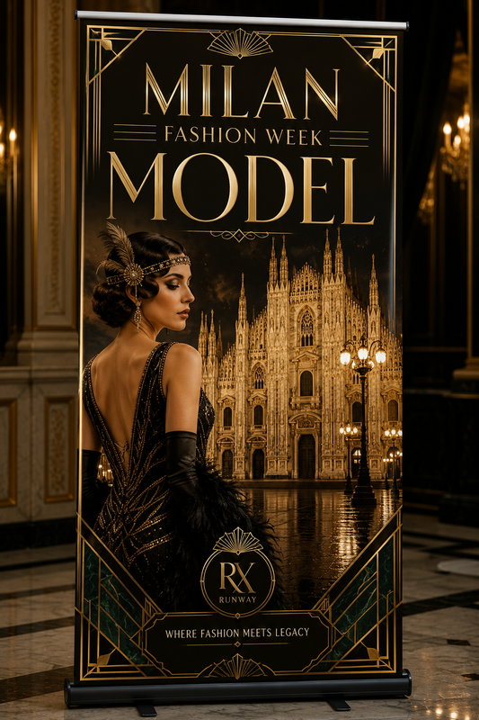 Life Size Stand Up Banner Milan