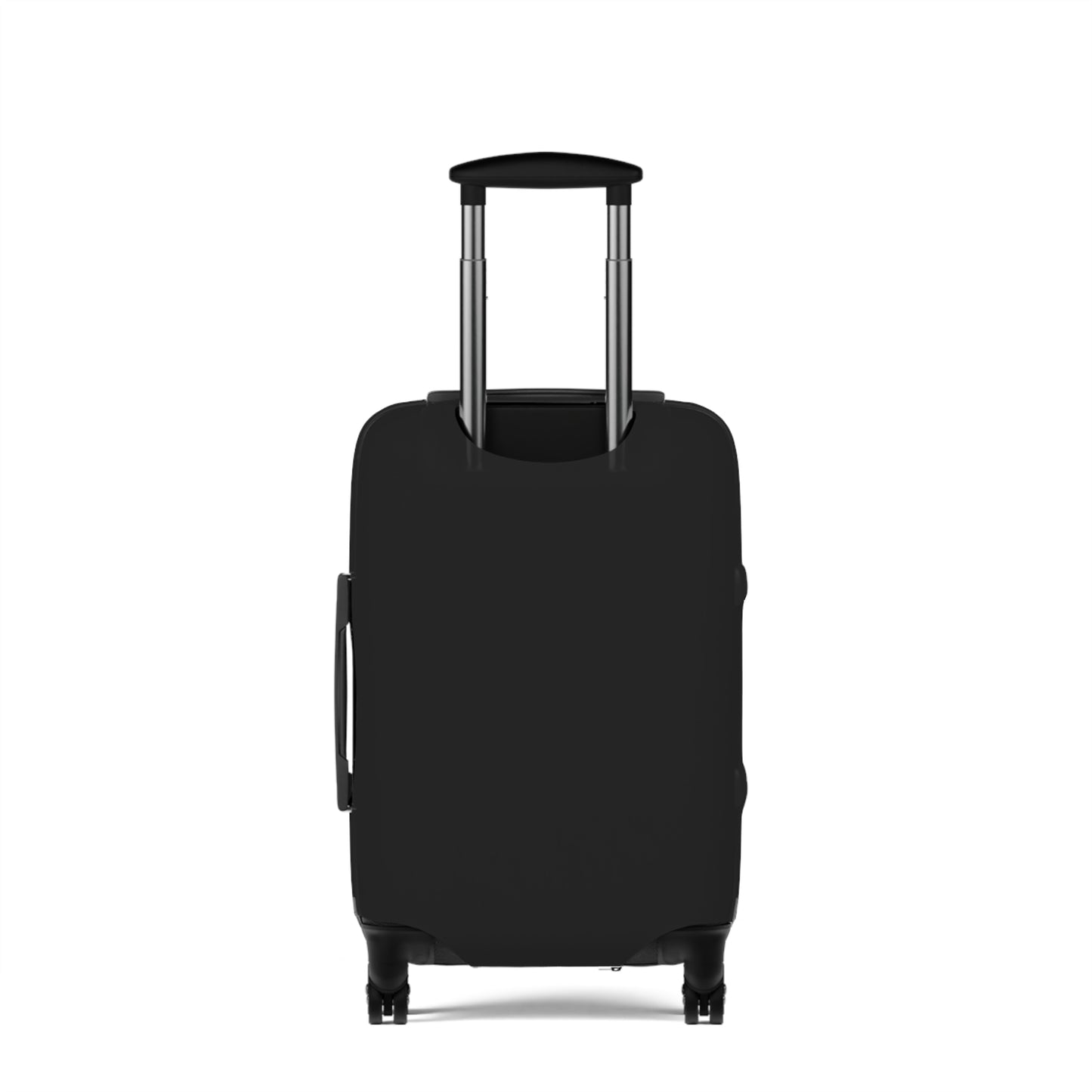 RX Runway Luggage Cover – Black Protective Travel Cover with Pink RX Logo