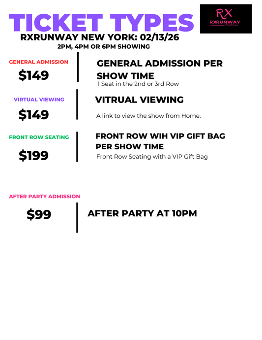 RxRunway: New York Show Tickets 02/13/26