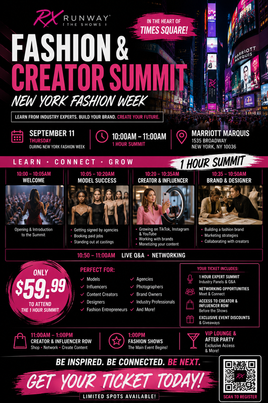 Fashion & Creator Row with Summit Tickets 09/11/26