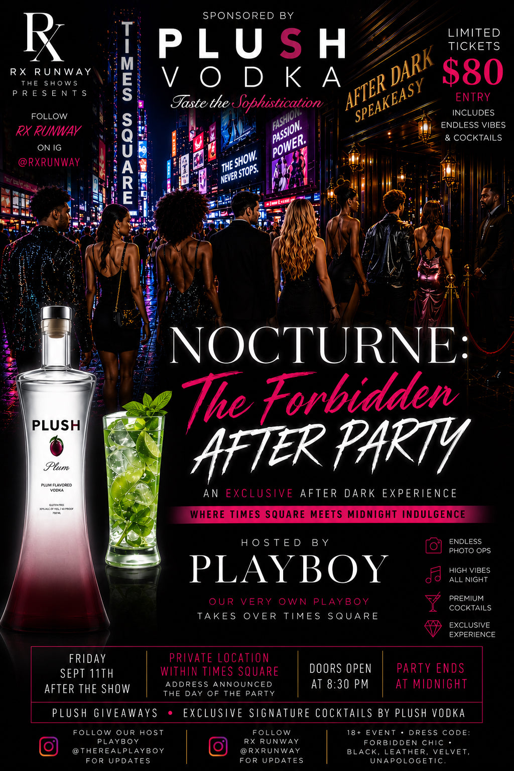 New York Fashion Week After Party & Tequila Lounge Tickets 09/11/26