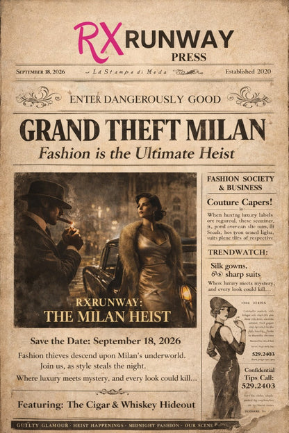 Milan Fashion Week 09/18/26 Whiskey Lounge 5pm