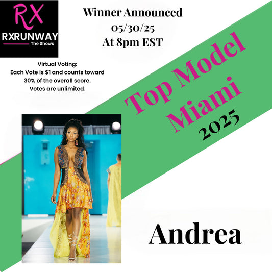 Top Model Miami Virtual Voting 2025- Andrea