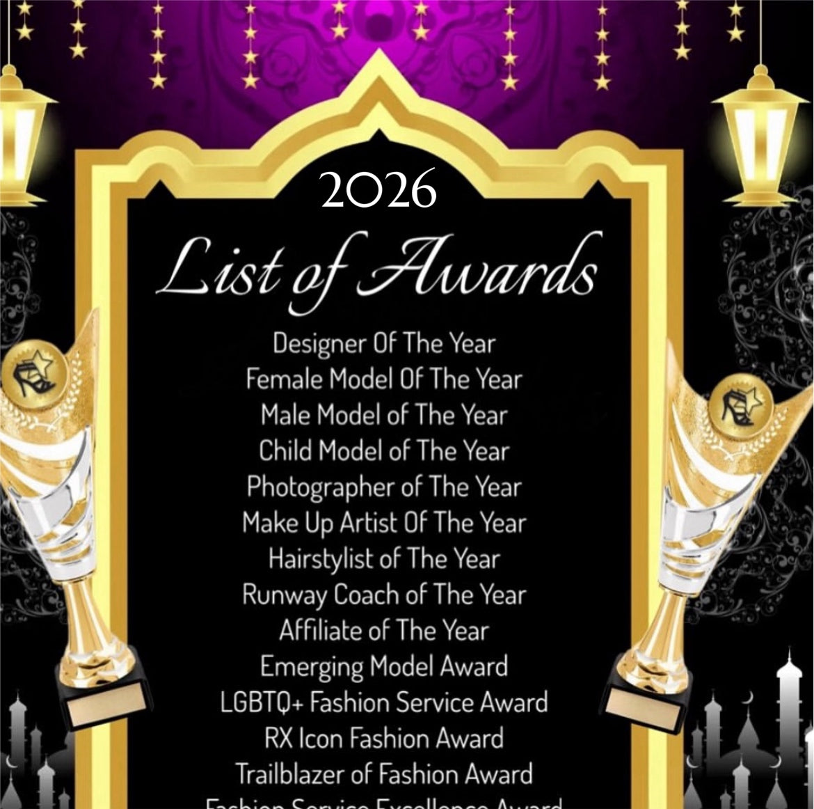 RxRunway Award Fashion Gala Tickets: 02/05/26