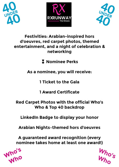 RxRunway Award Fashion Gala Tickets: 02/12/26