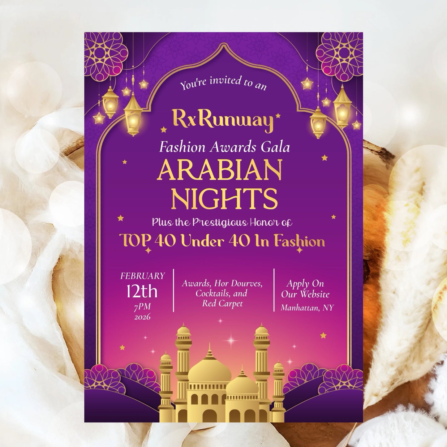 RxRunway Award Fashion Gala Tickets: 02/12/26