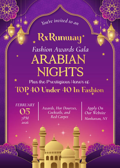 RxRunway Award Fashion Gala Tickets: 02/05/26