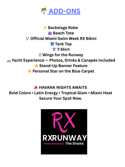Miami Swim Week- May 30th, 2026 at 6pm Tickets